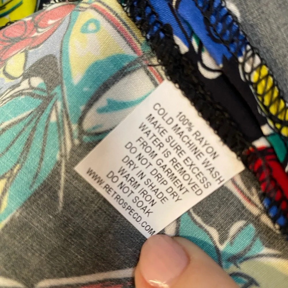 RETROSPEC’D “EVITA” FORTIES RAYON PEARL HABOR DRESS PINUP VINTAGE STYLE - Picture 12 of 13